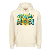 Sandshell Blessed Mom with Sunflowers Premium Hoodie - texasbilliewilder