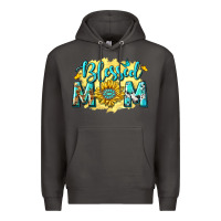 Smoke Blessed Mom with Sunflowers Premium Hoodie - texasbilliewilder