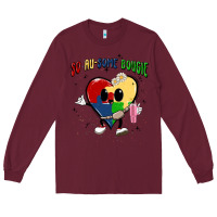 Burgundy so au some bougie Long Sleeve Tee - MaliasSmallBusiness