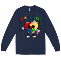 Navy so au some bougie Long Sleeve Tee - MaliasSmallBusiness