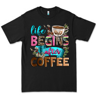 Black life begins after coffee Premium Tee - Zillion Design Studio