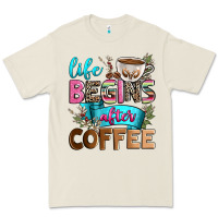Bone life begins after coffee Premium Tee - Zillion Design Studio