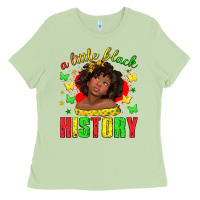Matcha a little black history with girl juneteenth Ladies Tee - texasbilliewilder