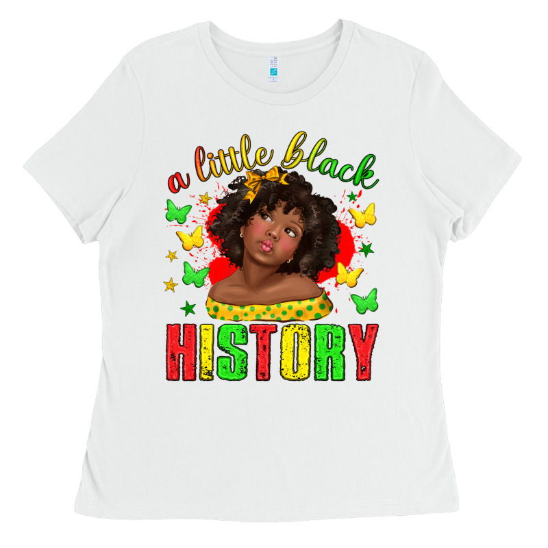 A Little Black History With Girl Juneteenth Ladies Tee by texasbilliewilder | Teevron