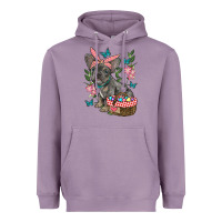 Lavender easter french bulldog Heavyweight Hoodie - RanaPortraitStore