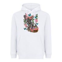 White easter french bulldog Heavyweight Hoodie - RanaPortraitStore