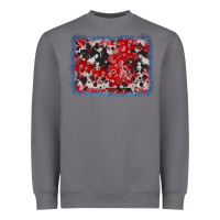 Storm bandana cowhide denim background Heavyweight Sweatshirt - AdoDesignShop