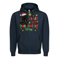 Navy fluff you you fluffin fluff Zipper Hoodie - MaliasSmallBusiness