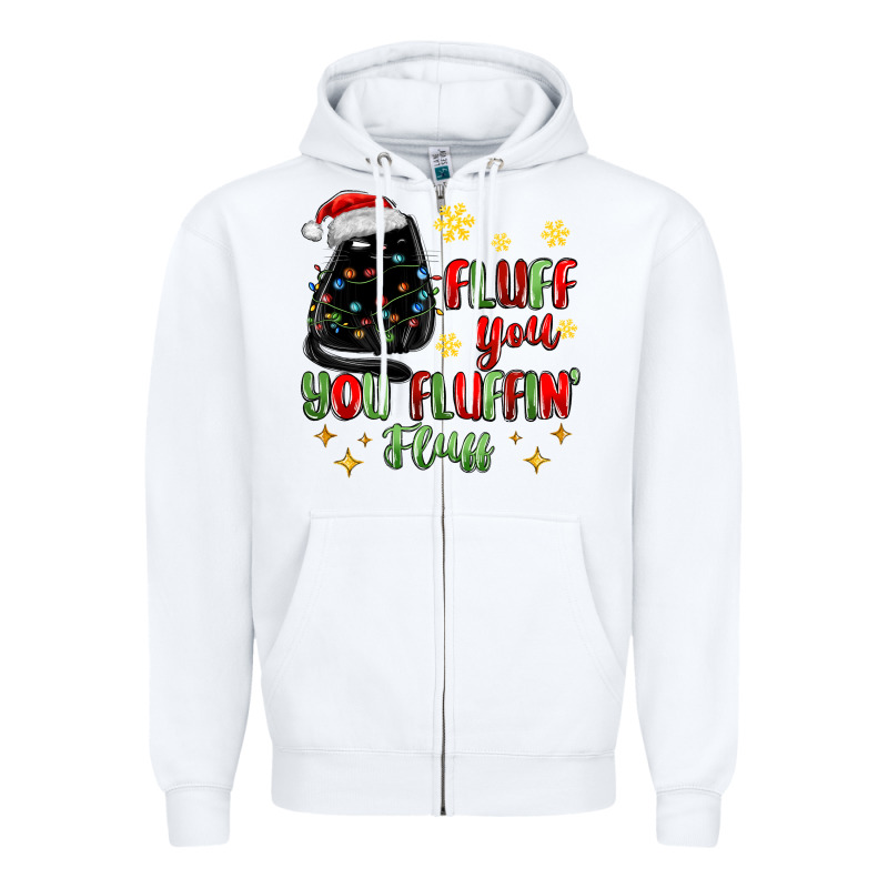 Fluff You You Fluffin Fluff Zipper Hoodie by MaliasSmallBusiness | Teevron