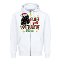 White fluff you you fluffin fluff Zipper Hoodie - MaliasSmallBusiness