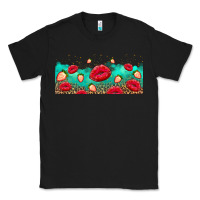 Black lips and strawberries Classic Tee - AdoDesignShop