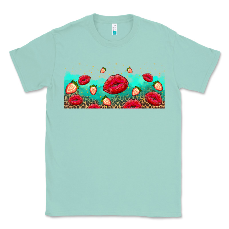 Lips And Strawberries Classic Tee by AdoDesignShop | Teevron