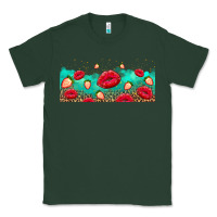 Sports Green lips and strawberries Classic Tee - AdoDesignShop