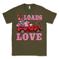 Army Green loads of love truck Classic Tee - BarkalooDesign