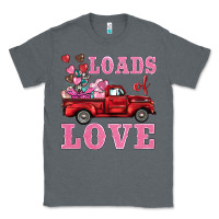 Charcoal Heather loads of love truck Classic Tee - BarkalooDesign