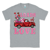 Heather Grey loads of love truck Classic Tee - BarkalooDesign