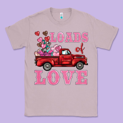 Loads Of Love Truck Classic Tee Designed By Barkaloodesign