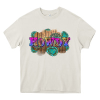 Cream howdy Heavy Core Tee - Zillion Design Studio