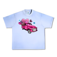 Grape Ice truck with hearts Urban Heavy Tee - AdoDesignShop