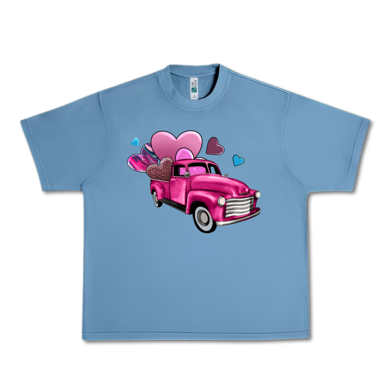 Truck With Hearts Urban Heavy Tee by AdoDesignShop | Teevron