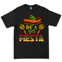 Black Let's Get Fiesta Premium Tee - texasbilliewilder