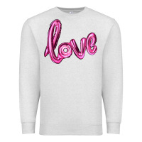 Oatmeal Heather valentine's day love balloon Premium Sweatshirt - RanaPortraitStore