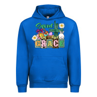 Cobalt Saved by his grace Easter Urban Hoodie - CowGirlArtShop