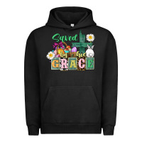 Pigment Black Saved by his grace Easter Urban Hoodie - CowGirlArtShop