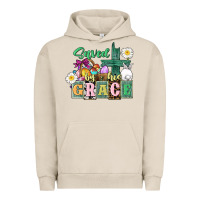 Pigment French Oak Saved by his grace Easter Urban Hoodie - CowGirlArtShop