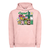 Pigment Salmon Saved by his grace Easter Urban Hoodie - CowGirlArtShop