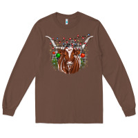 Chestnut christmas  texas longhorn Long Sleeve Tee - JahusDesignShop