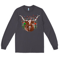 Smoke christmas  texas longhorn Long Sleeve Tee - JahusDesignShop
