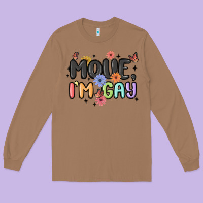 Movie I'm Gay Long Sleeve Tee Designed By Maliassmallbusiness