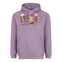 Lavender Easter Nurse Heavyweight Hoodie - RanaPortraitStore