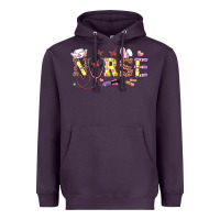 Plum Easter Nurse Heavyweight Hoodie - RanaPortraitStore