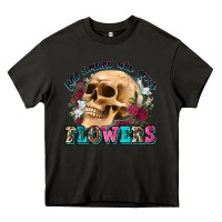 Asphalt find someone who grows flowers Heavy Core Tee - Zillion Design Studio