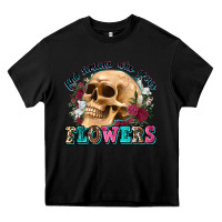 Black find someone who grows flowers Heavy Core Tee - Zillion Design Studio
