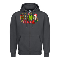 Smoke mama claus Zipper Hoodie - MaliasSmallBusiness