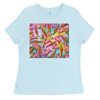 Easter Bunny Carrot And Quail Egg Ladies Tee | Teevron