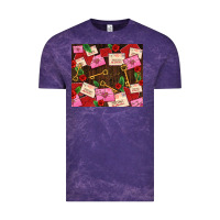 Cloud Purple love letters tumbler Vintage Tee - AdoDesignShop