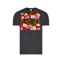 Vintage Black love letters tumbler Vintage Tee - AdoDesignShop