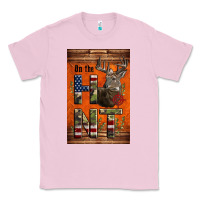 Bubblegum Pink Western On The Hunt Deer Classic Tee - LillyAllenDesigns