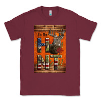 Burgundy Western On The Hunt Deer Classic Tee - LillyAllenDesigns