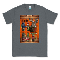 Charcoal Heather Western On The Hunt Deer Classic Tee - LillyAllenDesigns