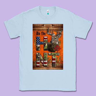 Western On The Hunt Deer Classic Tee Designed By Lillyallendesigns
