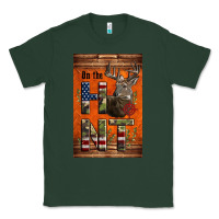 Sports Green Western On The Hunt Deer Classic Tee - LillyAllenDesigns