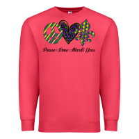 Cardinal mardi gras love peace Premium Sweatshirt - Bettercallsaul
