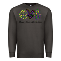 Smoke mardi gras love peace Premium Sweatshirt - Bettercallsaul