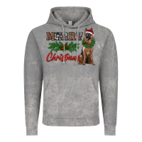 Cloud Rock merry christmas german shepherd Vintage Hoodie - RanaPortraitStore