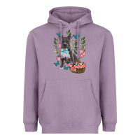 Lavender Easter Pitbull Heavyweight Hoodie - RanaPortraitStore